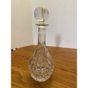 1 (One) BLOCK CRYSTAL Cut Lead Crystal Wine‎ Decanter-Signed